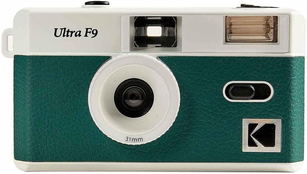 Kodak Ultra F9 Film Camera, 1.4 inches (35 mm), White x Green