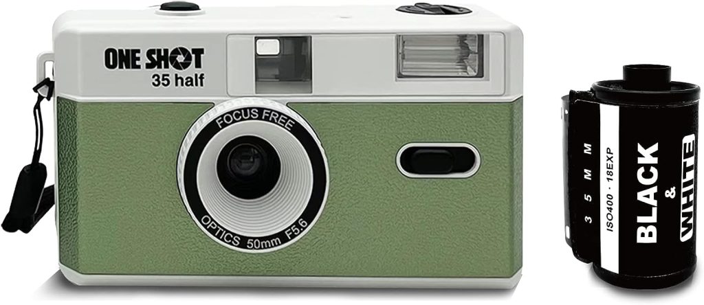 Point and Shoot 35mm Film Camera Reusable Retro Half Frame Camera