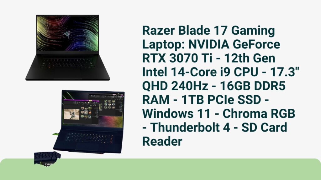 Razer Blade 17 gaming laptop