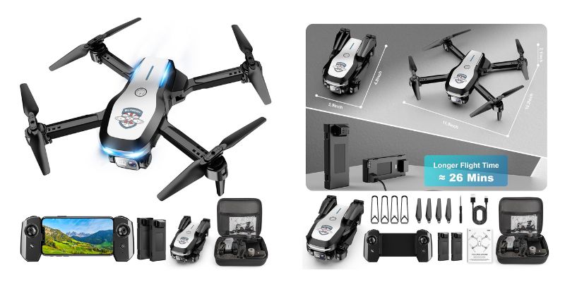 Drone with Camera 1080P FPV Foldable Drone for Beginner